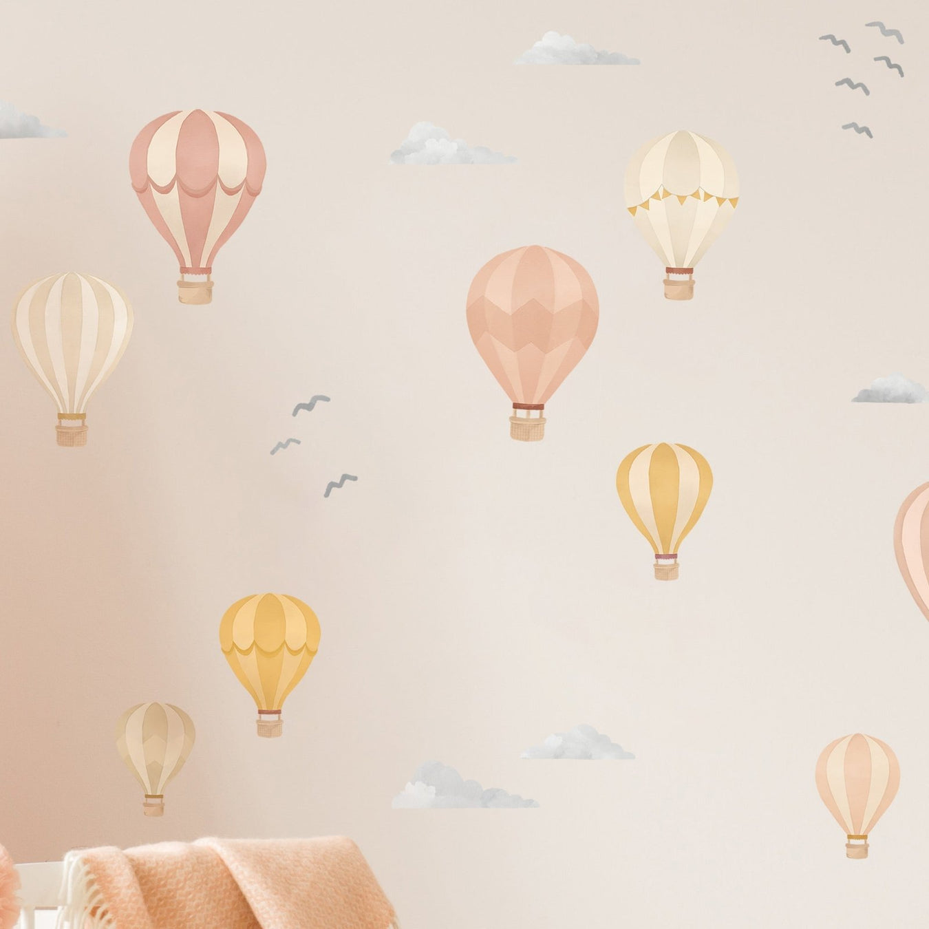 Hot Air balloons Wall Stickers - Made of Sundays