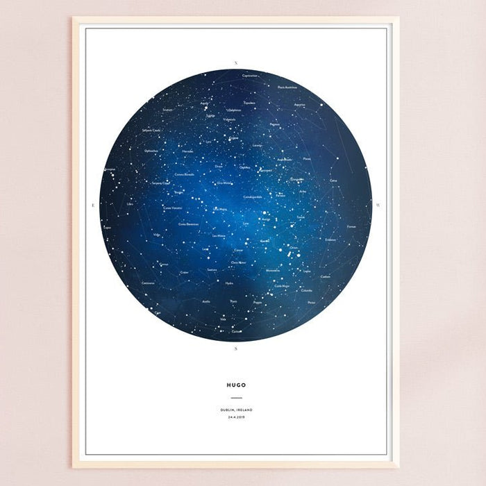 Create your own star map wall decal - Made of Sundays