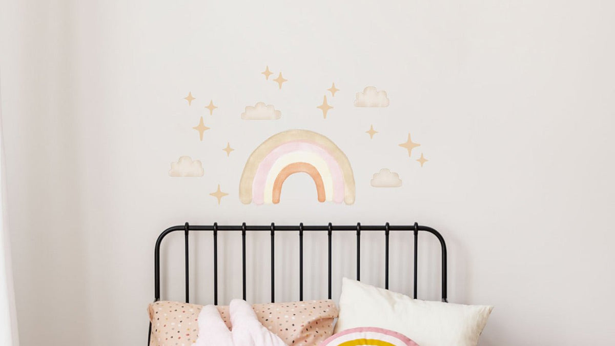 Wall decals for a Boho Chic Nursery — Made of Sundays