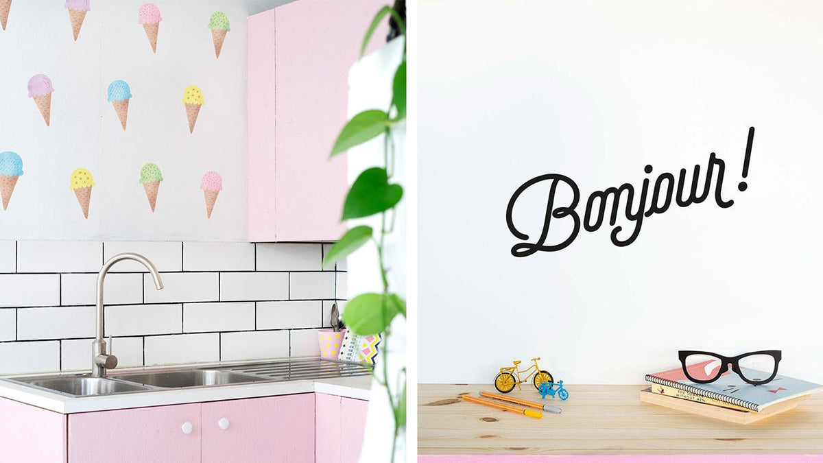 What is the difference between a wall decal and a wall sticker? — Made