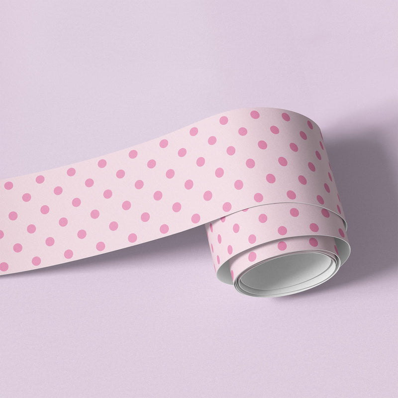 Polka dot tapettiboordi