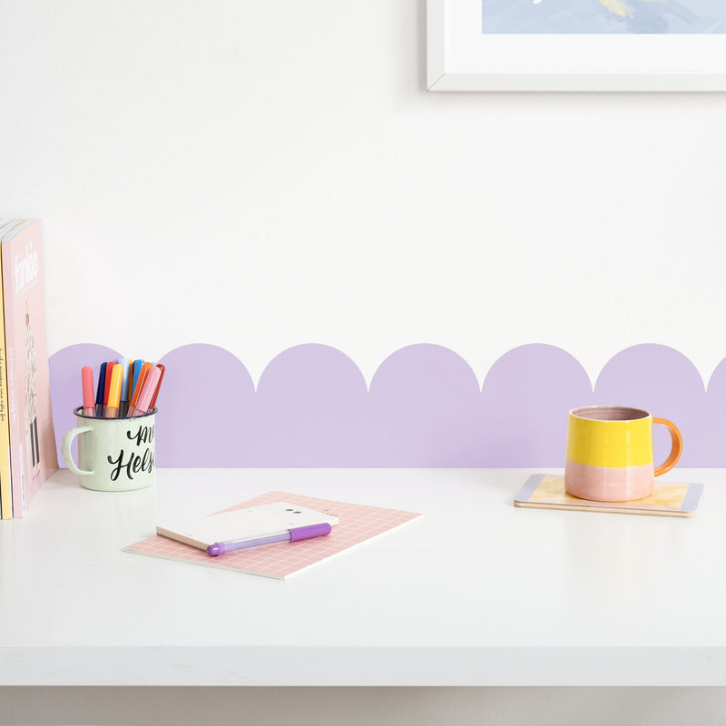 Scalloped Wallpaper Border