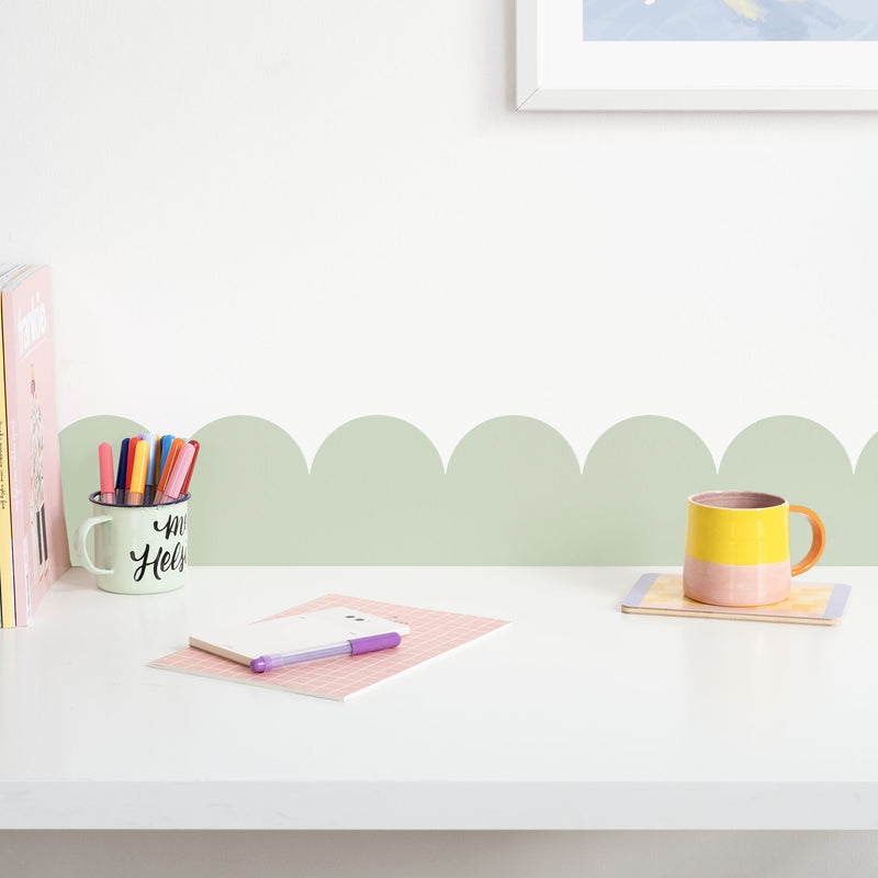 Scalloped Wallpaper Border