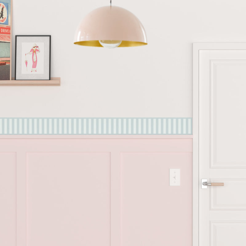 Terrace Stripe Wallpaper Border