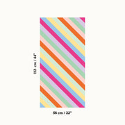 Brigitte Stripes Wallpaper - Peel & Stick Wallpapers by Made of Sundays
