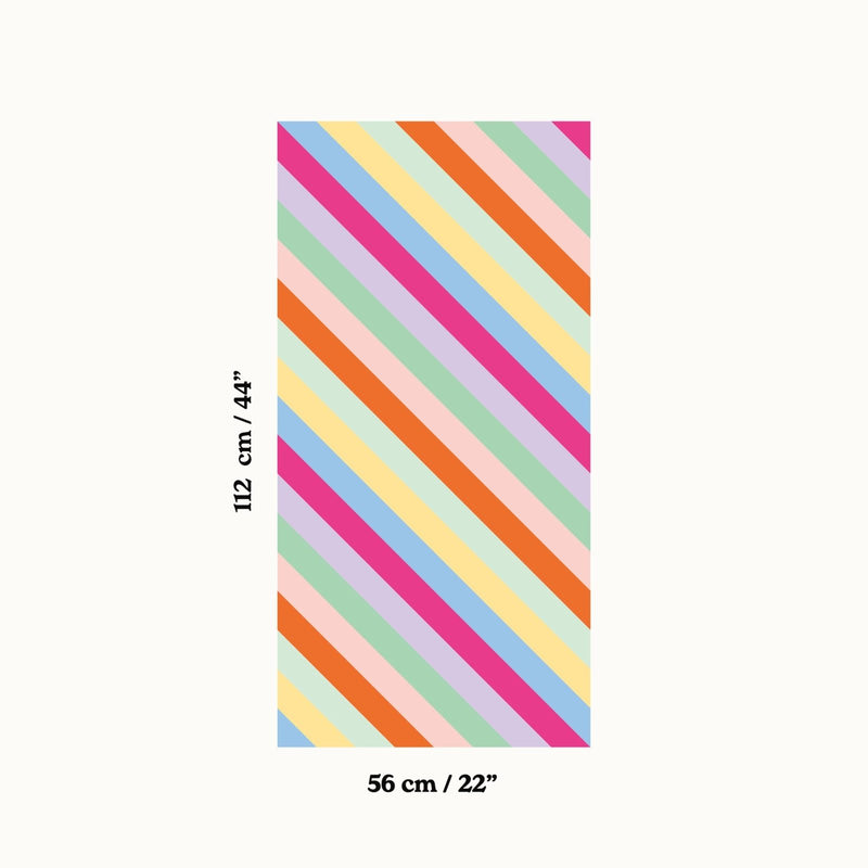 Brigitte Stripes Wallpaper - Peel & Stick Wallpapers by Made of Sundays
