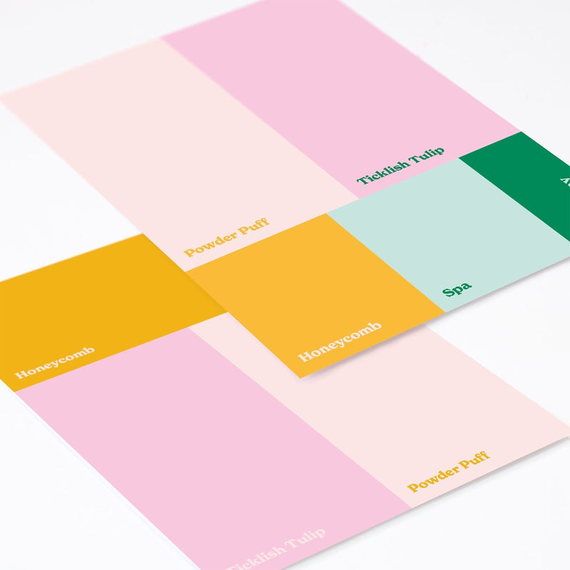 Color Palette Samples - Peel & Stick Wallpapers by Made of Sundays