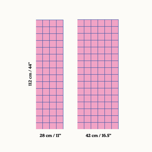Grid Bespoke Furniture Panel - Peel & Stick Wallpapers by Made of Sundays