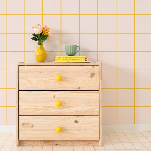 Grid Bespoke Wallpaper - Peel & Stick Wallpapers by Made of Sundays