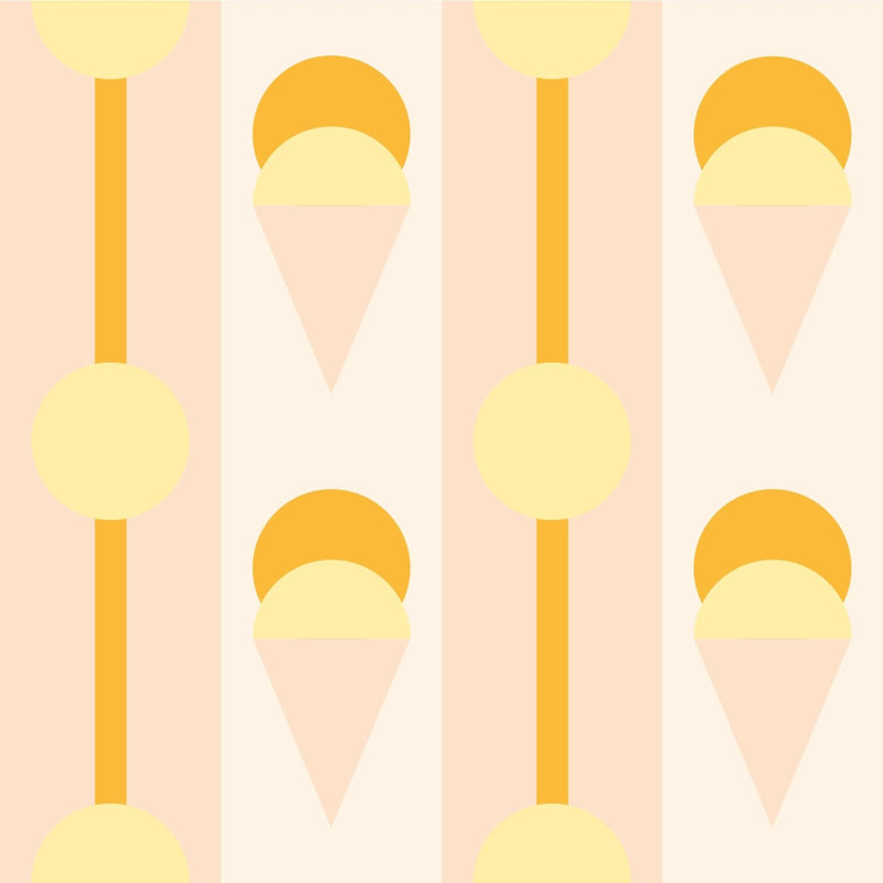 Ice Cream Wallpaper - Peel & Stick Wallpapers by Made of Sundays