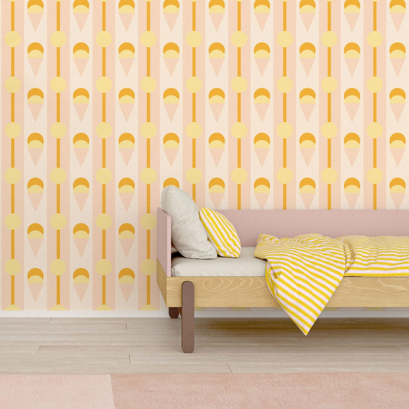 Ice Cream Wallpaper - Peel & Stick Wallpapers by Made of Sundays