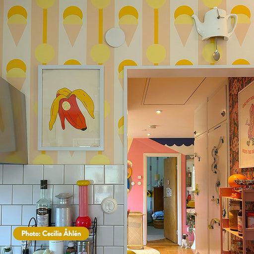 Ice Cream Wallpaper - Peel & Stick Wallpapers by Made of Sundays