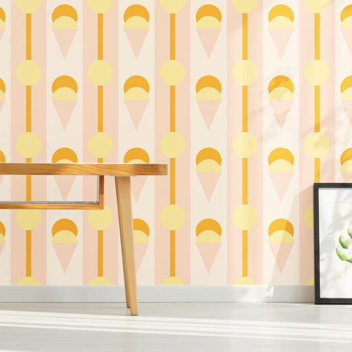 Ice Cream Wallpaper - Peel & Stick Wallpapers by Made of Sundays