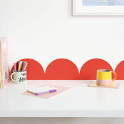 Large Scalloped Wallpaper Border - Peel & Stick Wallpapers by Made of Sundays