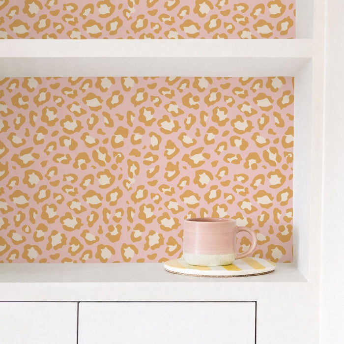 Lost Leopard Bespoke Wallpaper - Peel & Stick Wallpapers by Made of Sundays