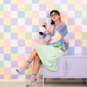 Miky Checkerboard Wallpaper - Peel & Stick Wallpapers by Made of Sundays