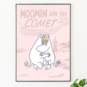 Moomin and the Comet, Moomin Comics Poster - Posters by Made of Sundays