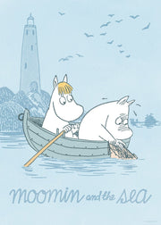 Moomin and the Sea, Moomin Comics Poster - Posters by Made of Sundays