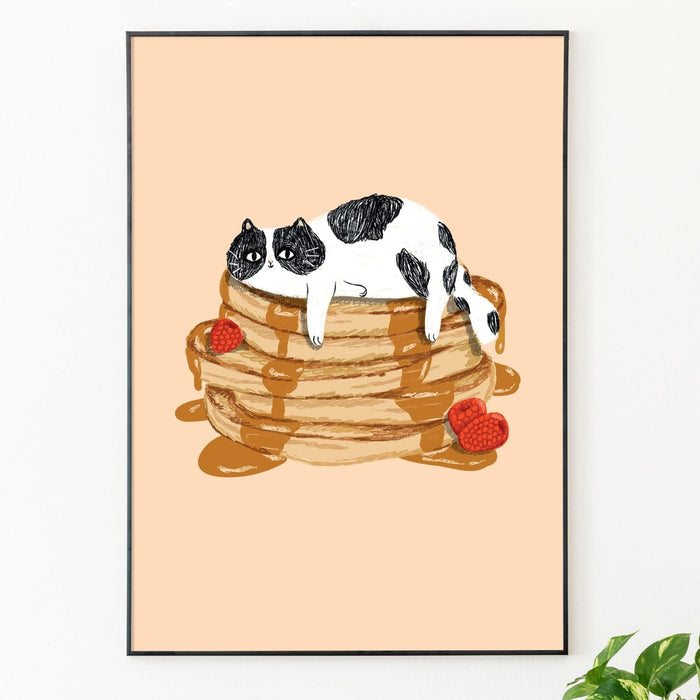 Pancake Cat, Poster - Posters by Made of Sundays