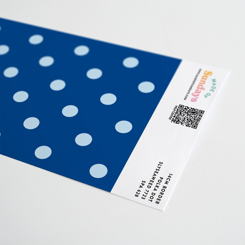 Polka Dot Wallpaper Border - Peel & Stick Wallpapers by Made of Sundays