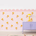 Pommes Club Rot Weiß Half - Wall Wallpaper - Peel & Stick Wallpapers by Made of Sundays
