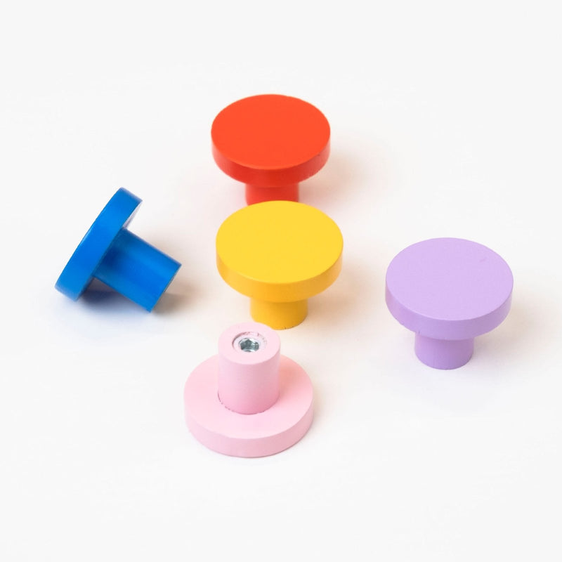 Round Flat Furniture Knob - Cabinet Hardwares by Made of Sundays