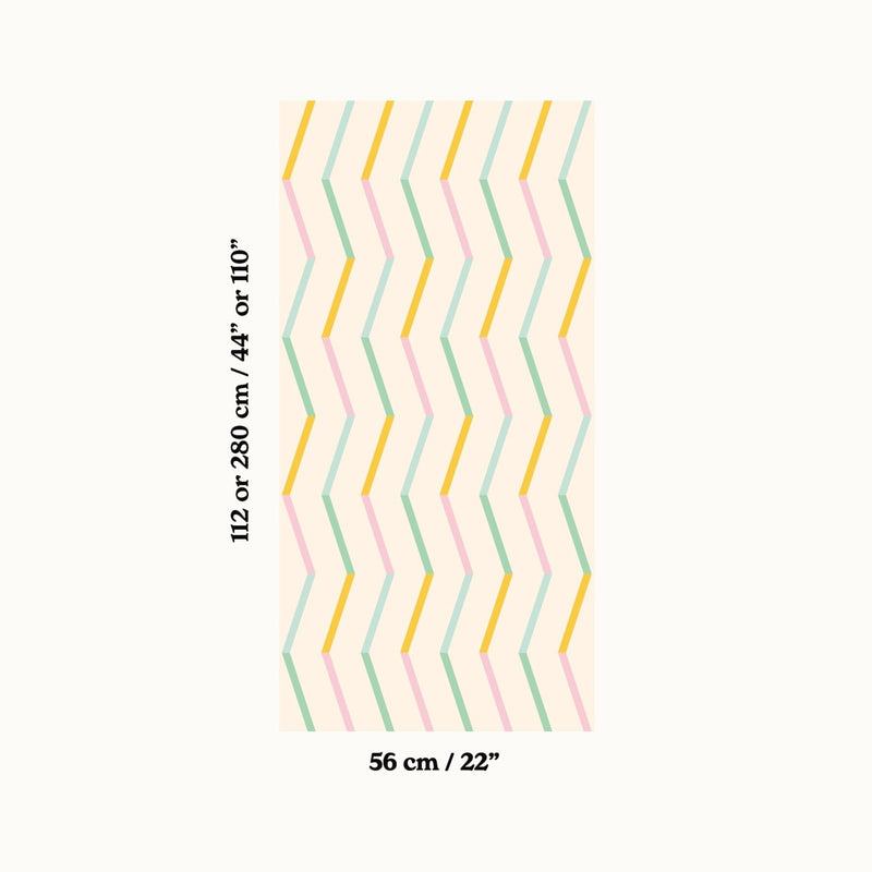 Simple Lines Wallpaper - Peel & Stick Wallpapers by Made of Sundays