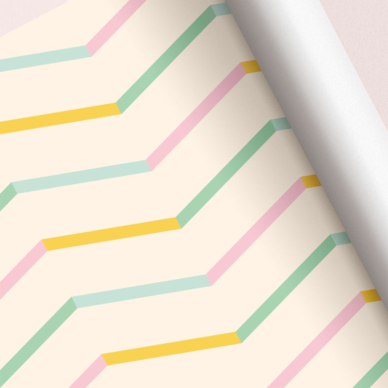 Simple Lines Wallpaper - Peel & Stick Wallpapers by Made of Sundays