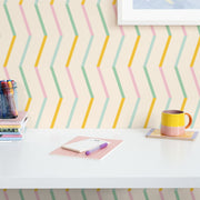 Simple Lines Wallpaper - Peel & Stick Wallpapers by Made of Sundays