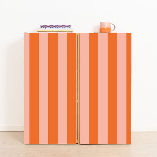 Striped Bespoke Furniture Panel - Peel & Stick Wallpapers by Made of Sundays
