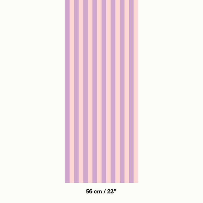 Striped Bespoke Wallpaper - Peel & Stick Wallpapers by Made of Sundays