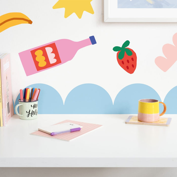 Summer Brunch Wall Stickers - Wall Stickers by Made of Sundays