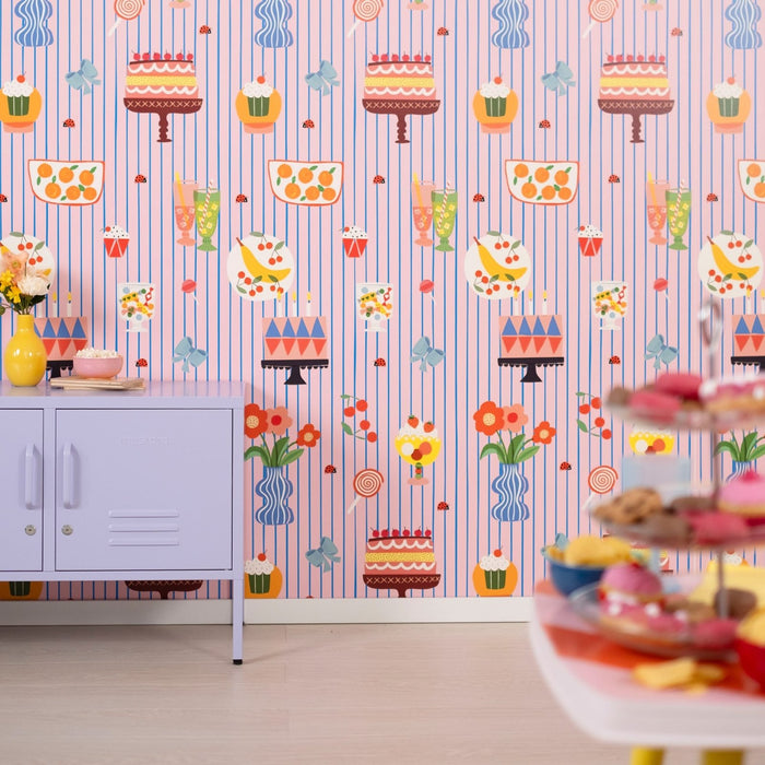 Summer Garden Wallpaper - Peel & Stick Wallpapers by Made of Sundays