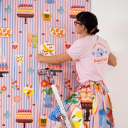 Summer Garden Wallpaper - Peel & Stick Wallpapers by Made of Sundays
