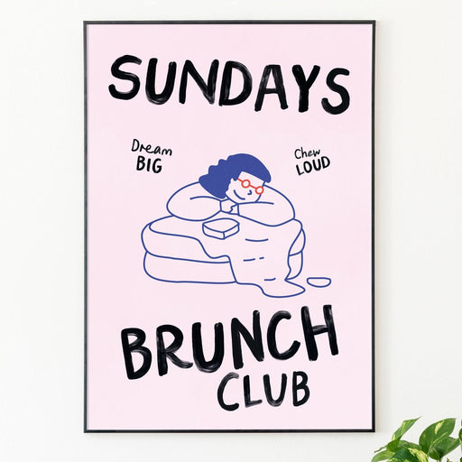 The Sundays Brunch Club 2, Poster - Posters by Made of Sundays