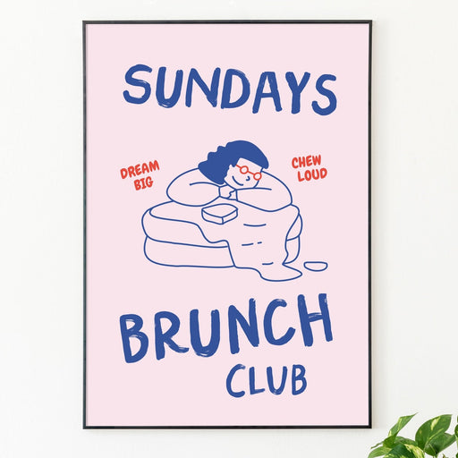 The Sundays Brunch Club 2, Poster - Posters by Made of Sundays