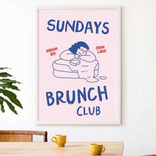 The Sundays Brunch Club 2, Poster - Posters by Made of Sundays