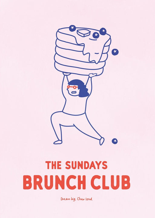 The Sundays Brunch Club, Poster - Posters by Made of Sundays