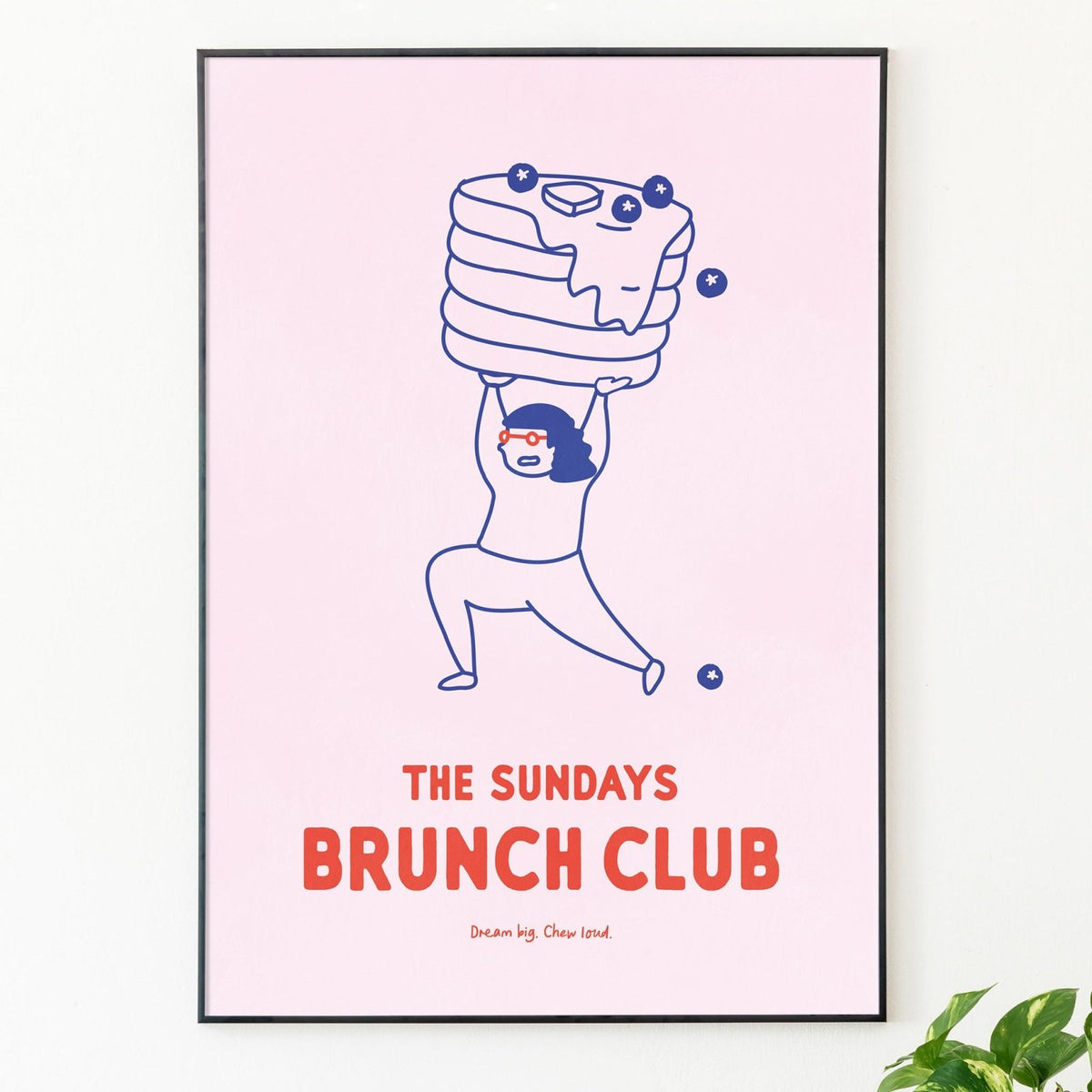The Sundays Brunch Club Poster For Fun And Colorful Interiors Made the-sundays-brunch-club-poster-for-fun-and-colorful-interiors-made