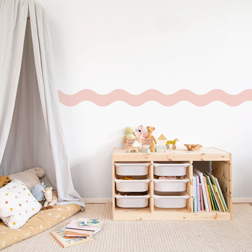 Wiggle Wallpaper Border - Peel & Stick Wallpapers by Made of Sundays