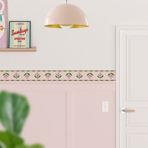 Witty Kitty Wallpaper Border - Peel & Stick Wallpapers by Made of Sundays