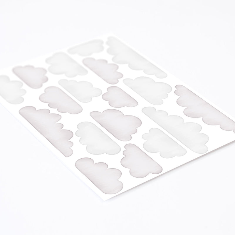 Arctic Watercolour Clouds Wall Stickers - Made of Sundays