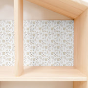 Autumn Garden Dollhouse Wallpaper - Dollhouse Wallpapers by Made of Sundays