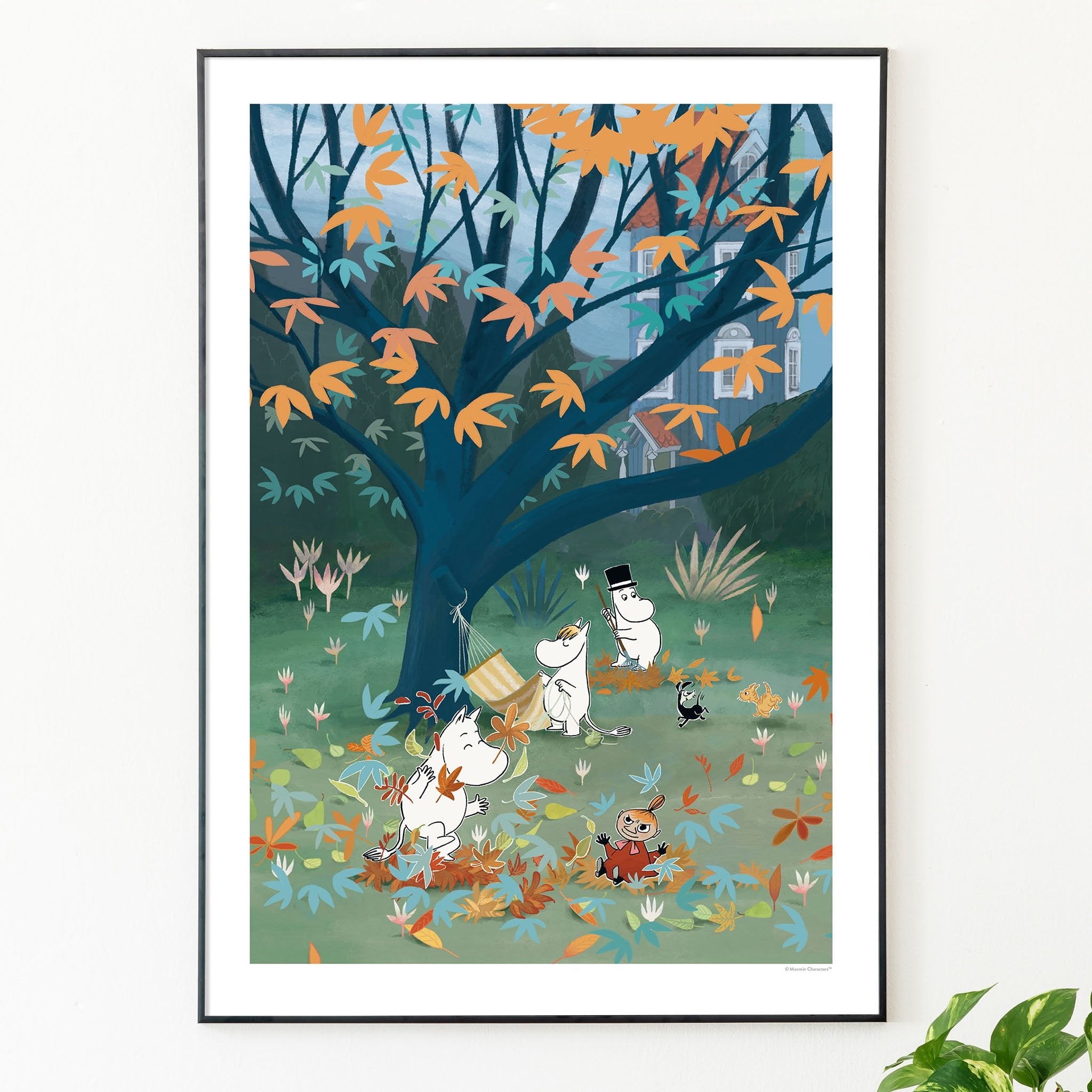 ムーミン谷の秋の庭ポスター — Made of Sundays