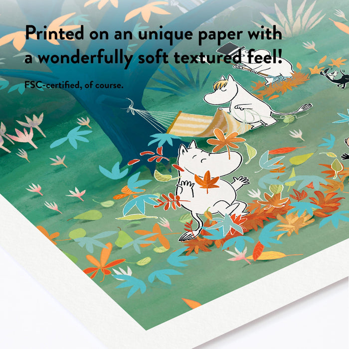 Autumn Garden in the Moominvalley Poster - Made of Sundays