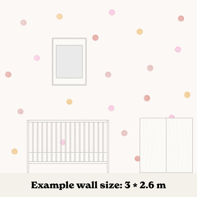 Autumn Mix Polka Dot Wall Stickers - Made of Sundays