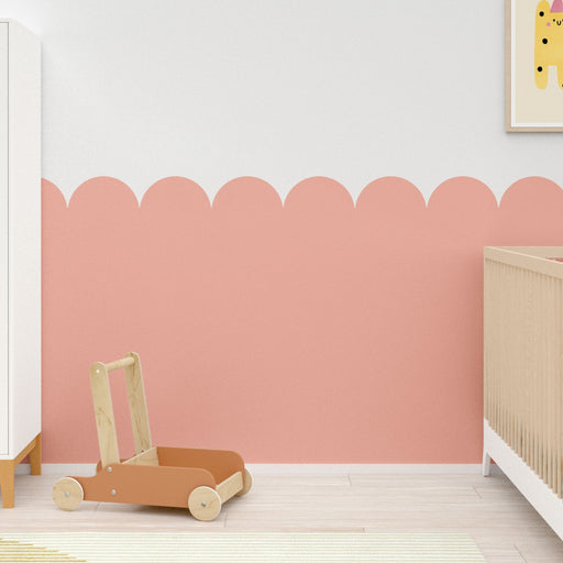 Bespoke Scalloped Wallpaper - Peel & Stick Wallpapers by Made of Sundays