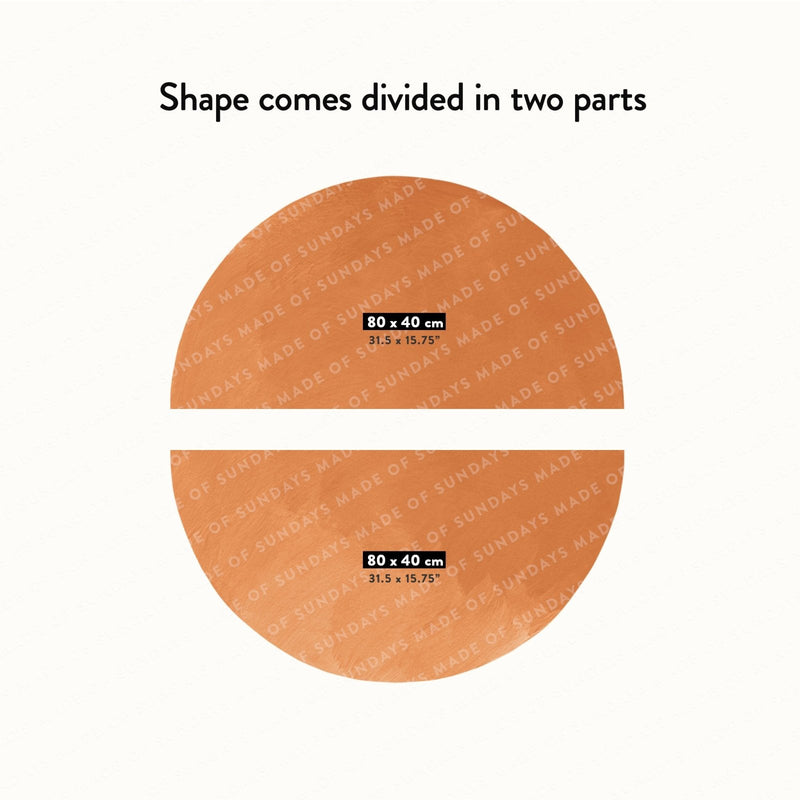 Big Abstract Circle Wall Sticker - Made of Sundays