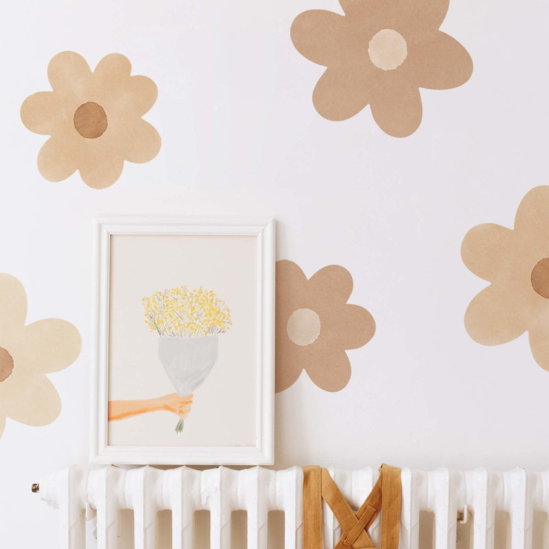 Big Boho Daisy flowers Wall Stickers - Made of Sundays