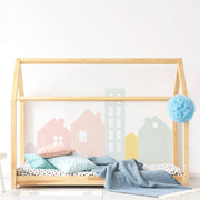 Big City Mural Wall Stickers, Pastel - Made of Sundays